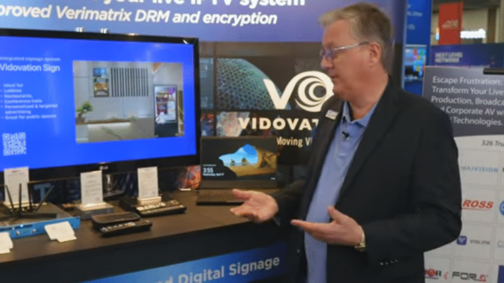 Ontdek de nieuwste IPTV- en Digital Signage-oplossingen van VidOvation op NAB 2024